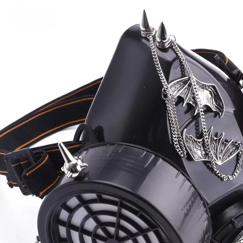 Aanzicht 9 — Steampunk gasmasker als kostuumaccessoire voor heren