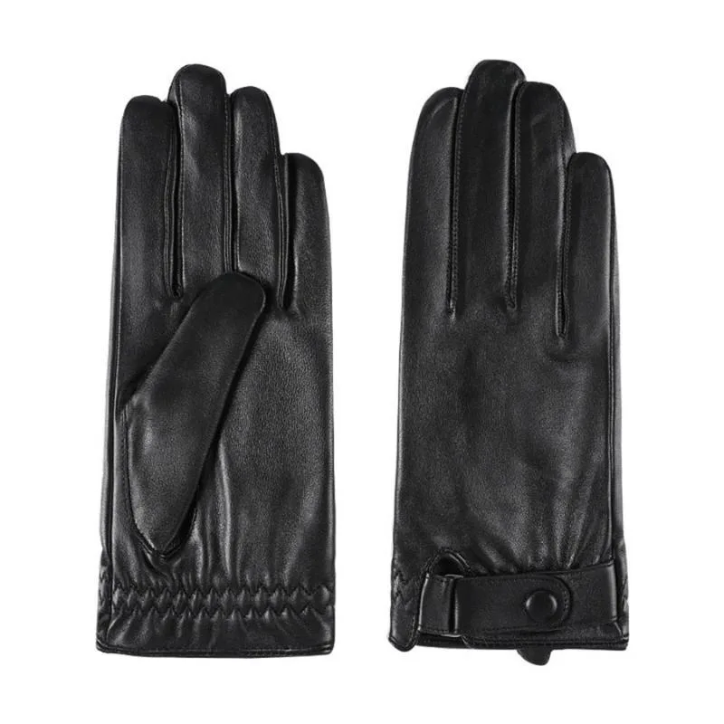 Handschoen voor heren – van leer zwart