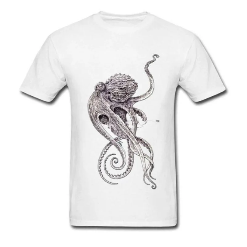Aanzicht 4 — T-shirt – octopus