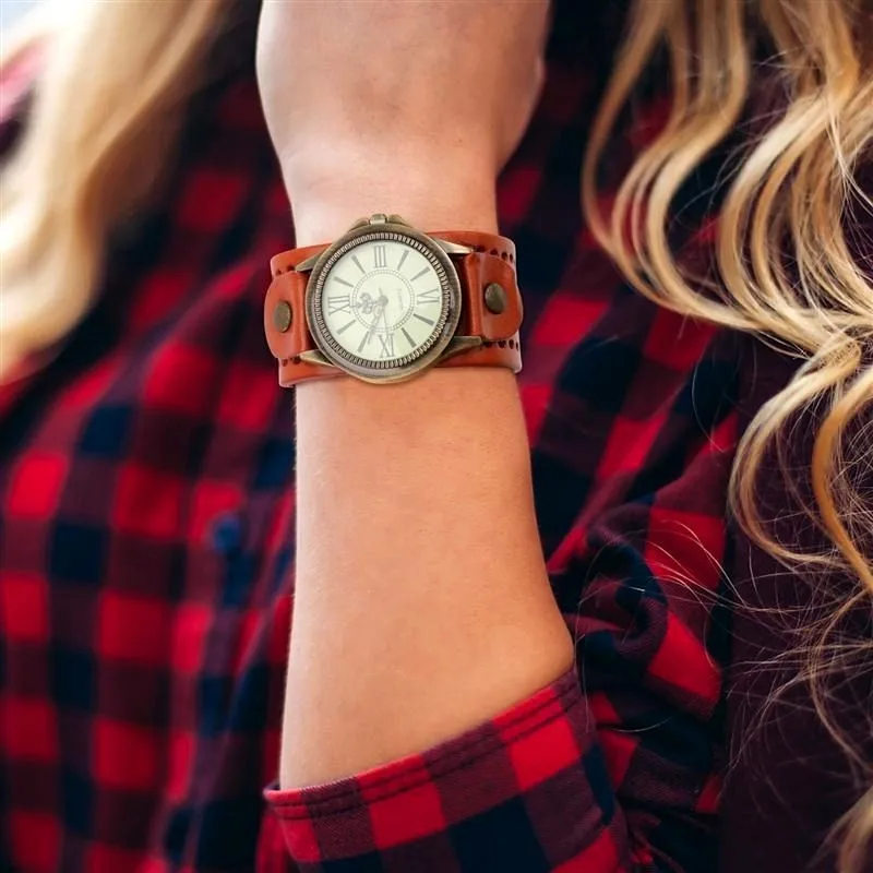 Aanzicht 2 — Horloge voor dames – retro