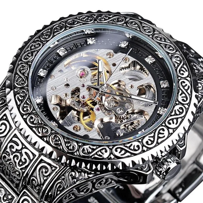 Aanzicht 5 — Steampunk horloge