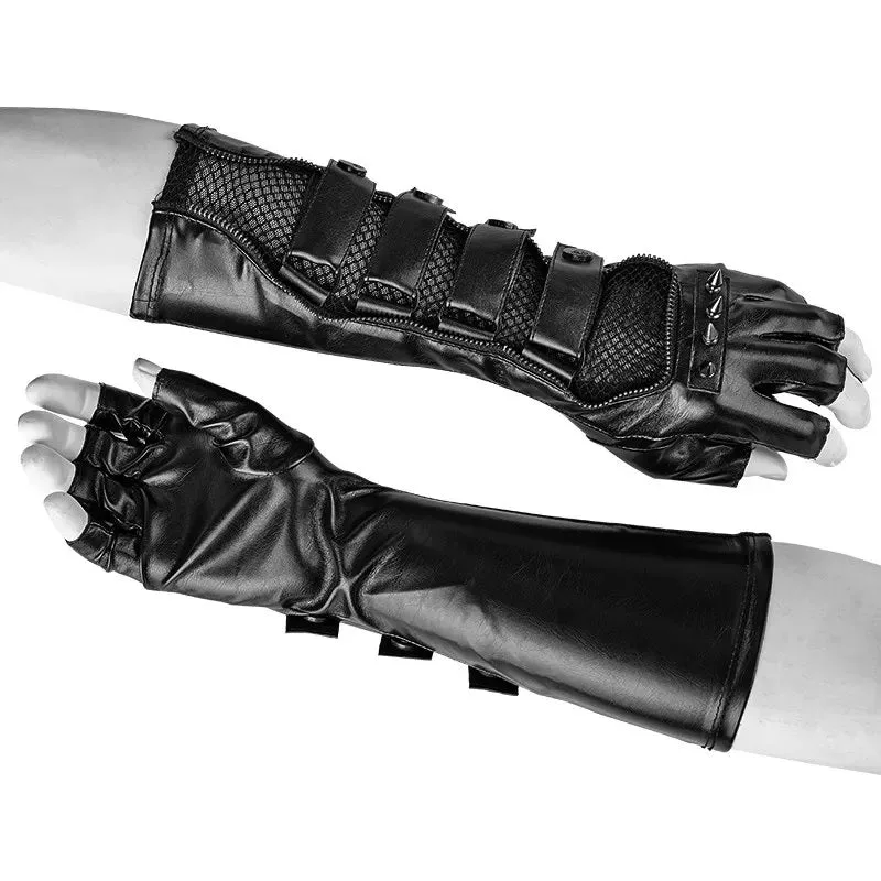 Handschoen voor heren – gothic van PU