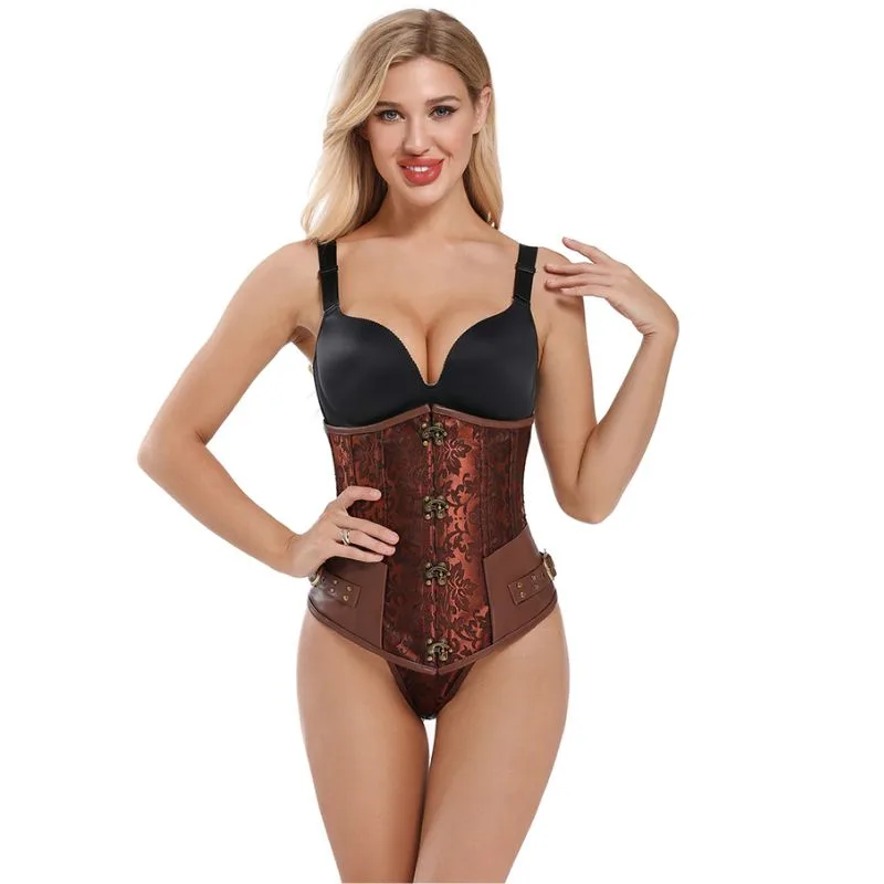 Aanzicht 2 — Steampunk korset – tailleaccent