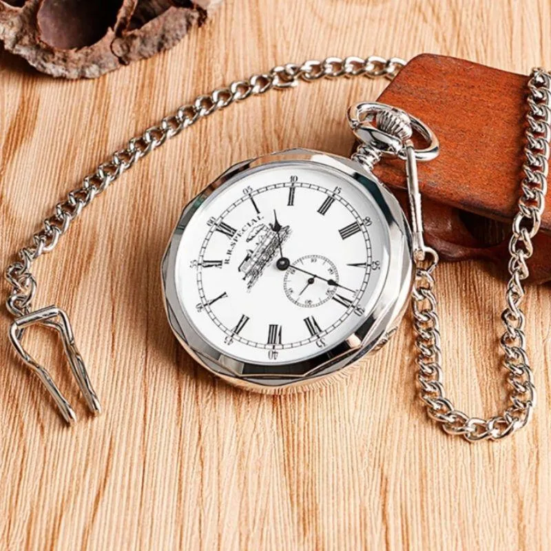 Aanzicht 5 — Zakhorloge – met springdeksel antieke uitstraling