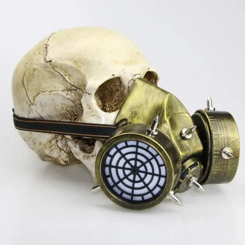 Aanzicht 8 — Steampunk gasmasker als kostuumaccessoire