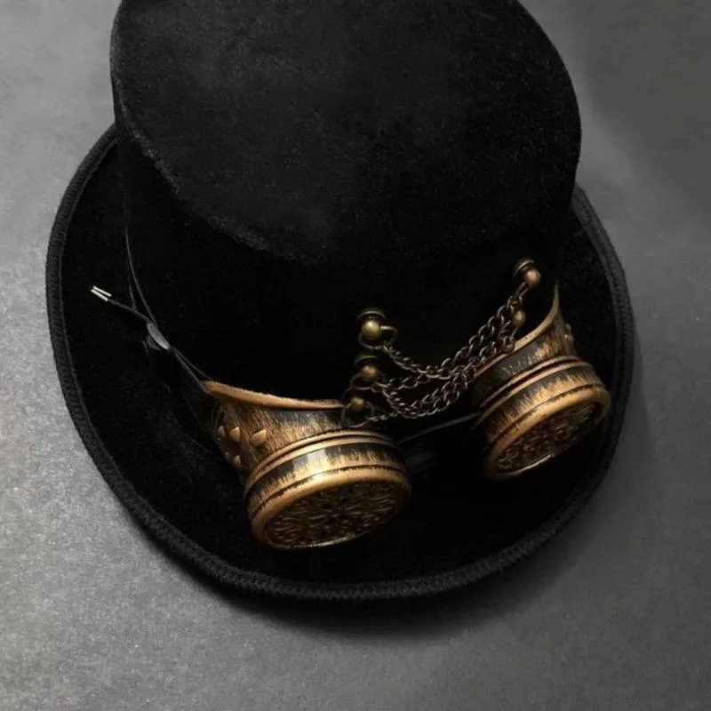 Aanzicht 3 — Steampunk hoed – Dandy