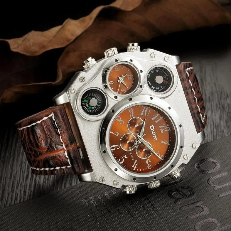 Aanzicht 6 — Steampunk horloge voor heren – kompas