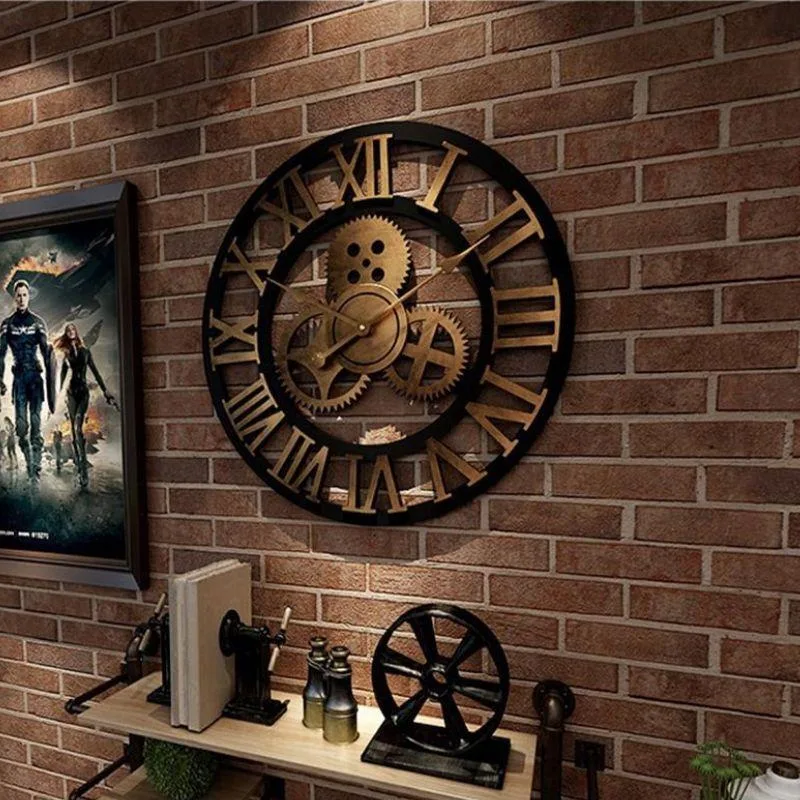 Aanzicht 5 — Steampunk wandklok
