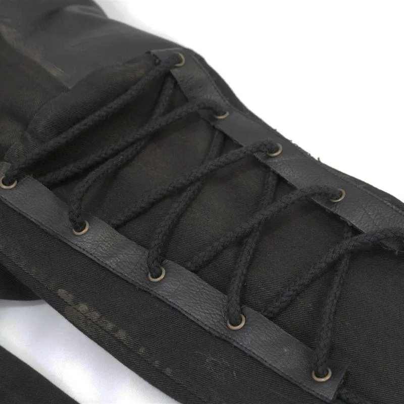 Aanzicht 7 — Steampunk jas – trench jas met capuchon