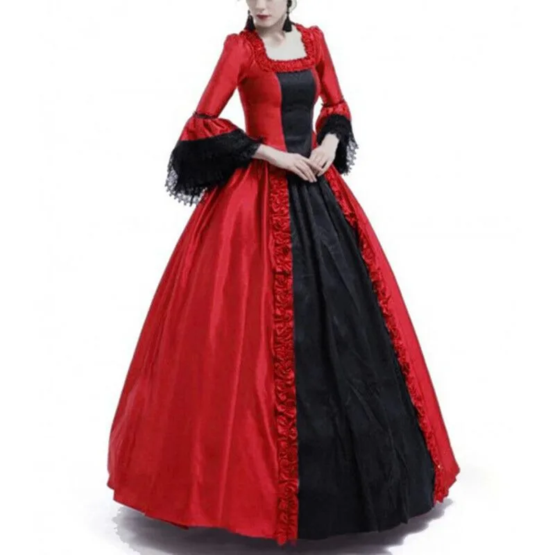Aanzicht 3 — Jurk – Victoriaans rococo