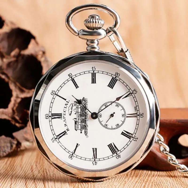 Aanzicht 3 — Zakhorloge – met springdeksel antieke uitstraling