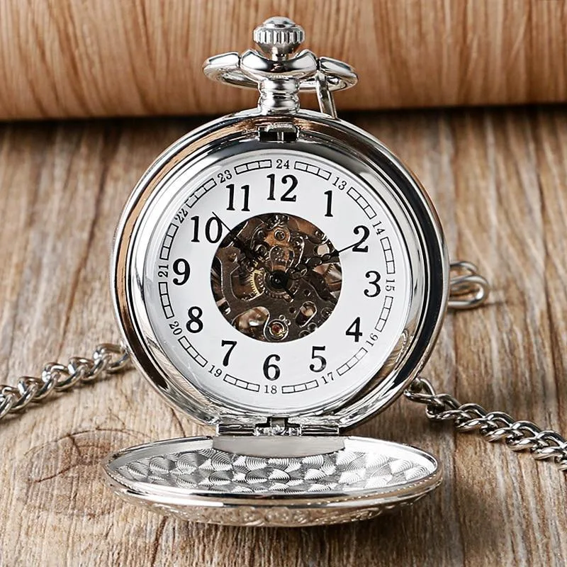 Aanzicht 5 — Steampunk zakhorloge – volledig Hunter