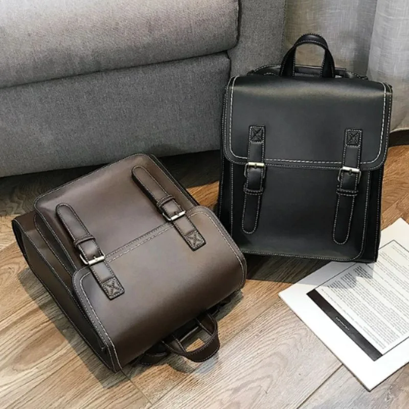 Aanzicht 8 — Steampunk schooltas – van PU