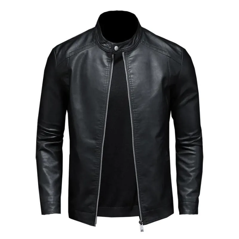 Jas voor heren – Biker PU-kunstleer