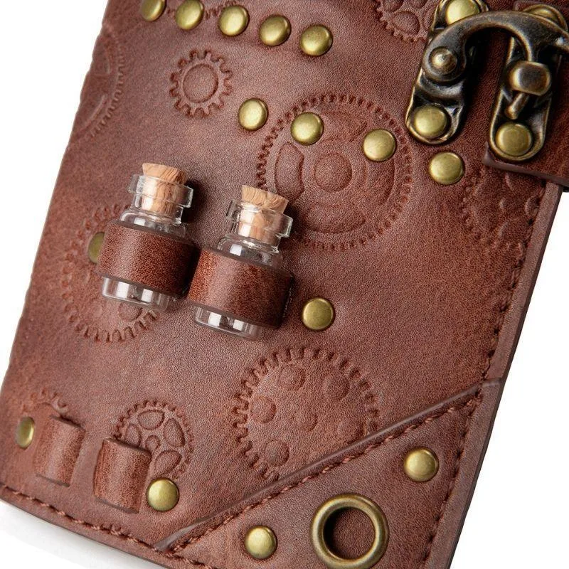 Aanzicht 2 — Steampunk portemonnee