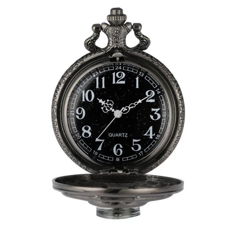 Aanzicht 4 — Steampunk zakhorloge met kompasmotief