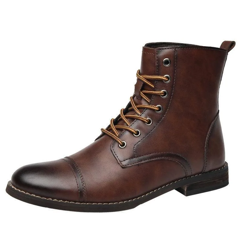 Steampunk enkellaarzen voor heren