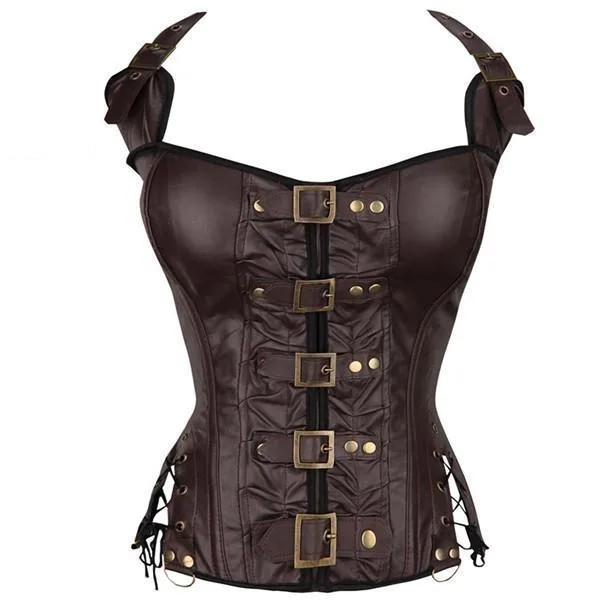 Aanzicht 10 — Steampunk korset – avonturierin