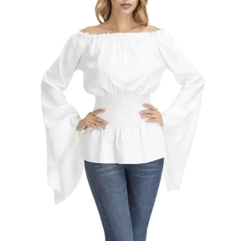 Aanzicht 2 — Blouse voor dames – renaissance
