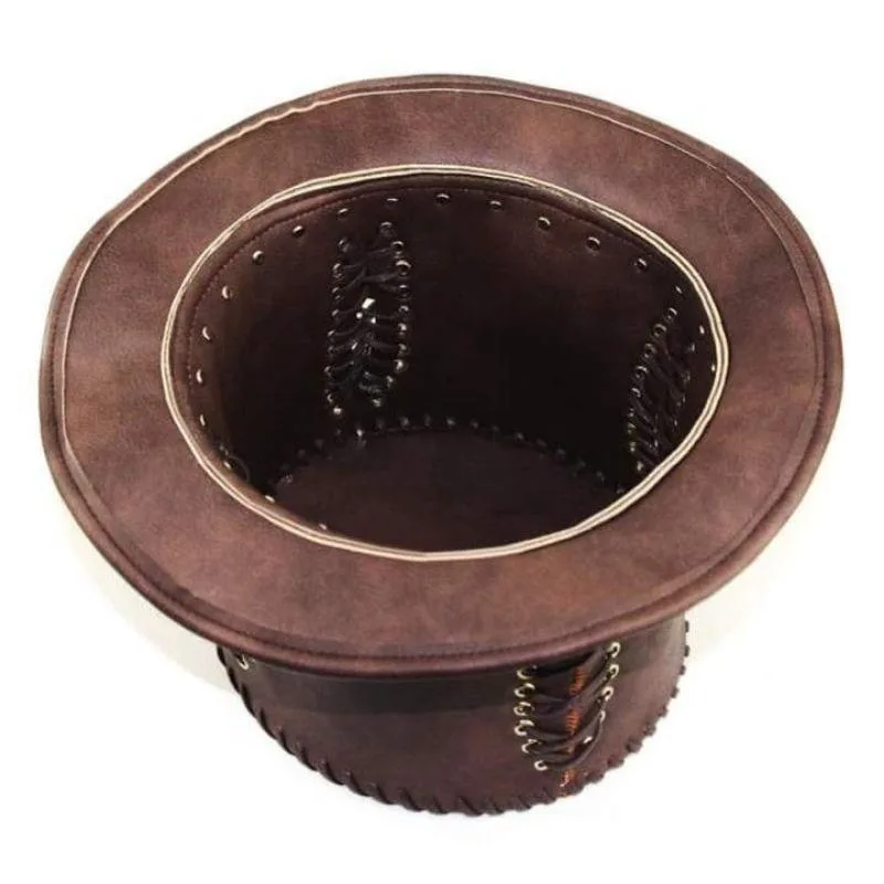 Aanzicht 3 — Steampunk hoed – van PU
