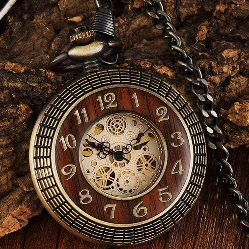 Steampunk zakhorloge – zonder batterij