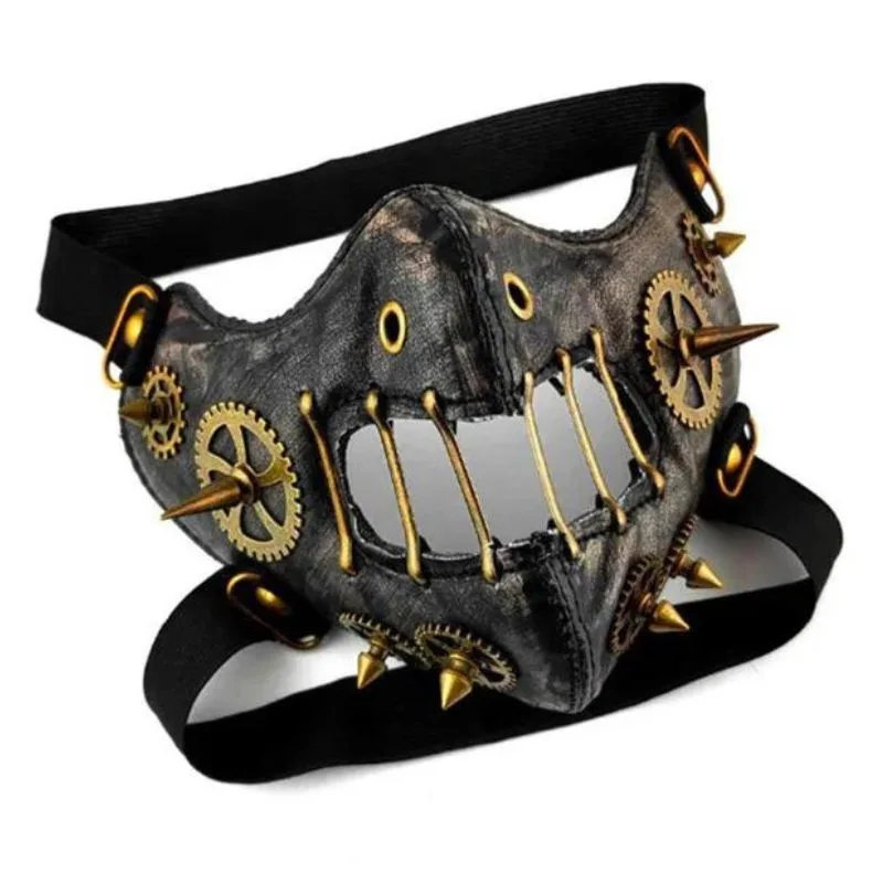 Steampunk masker – PU-kunstleer