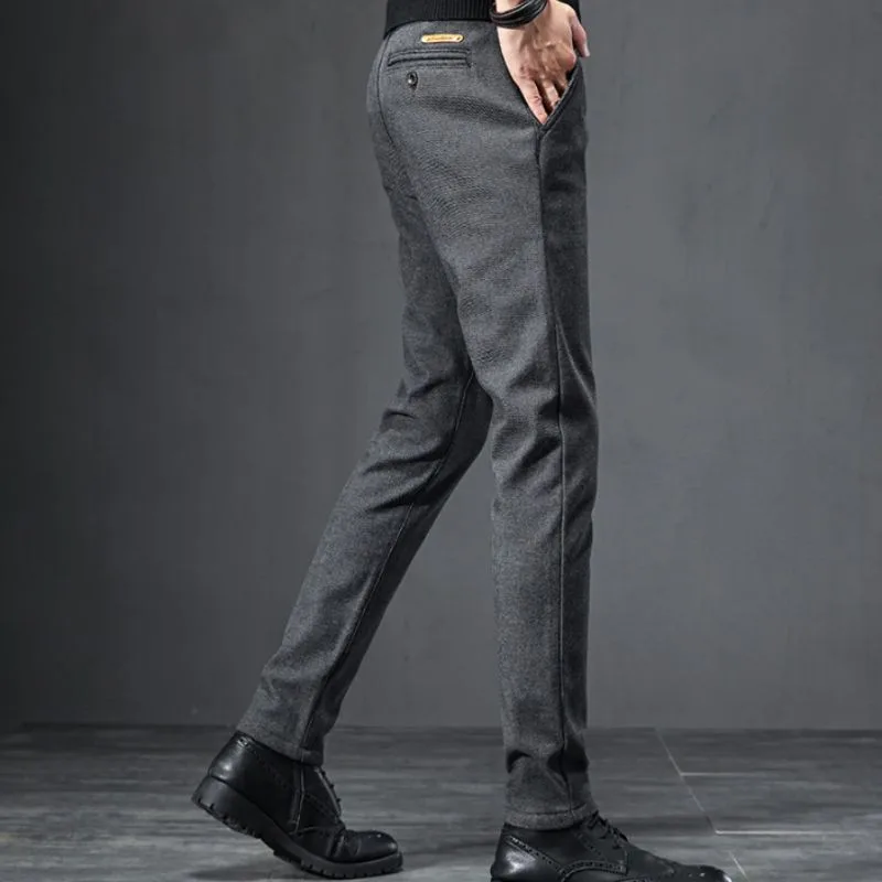 Aanzicht 2 — Broek voor heren – Tweed grijs