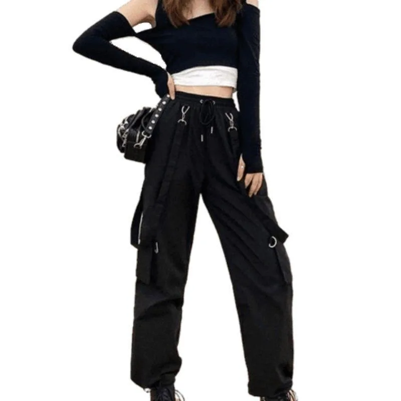 Steampunk broek – wijd gothic