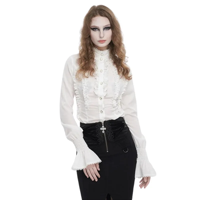 Aanzicht 5 — Blouse voor dames – Victoriaans
