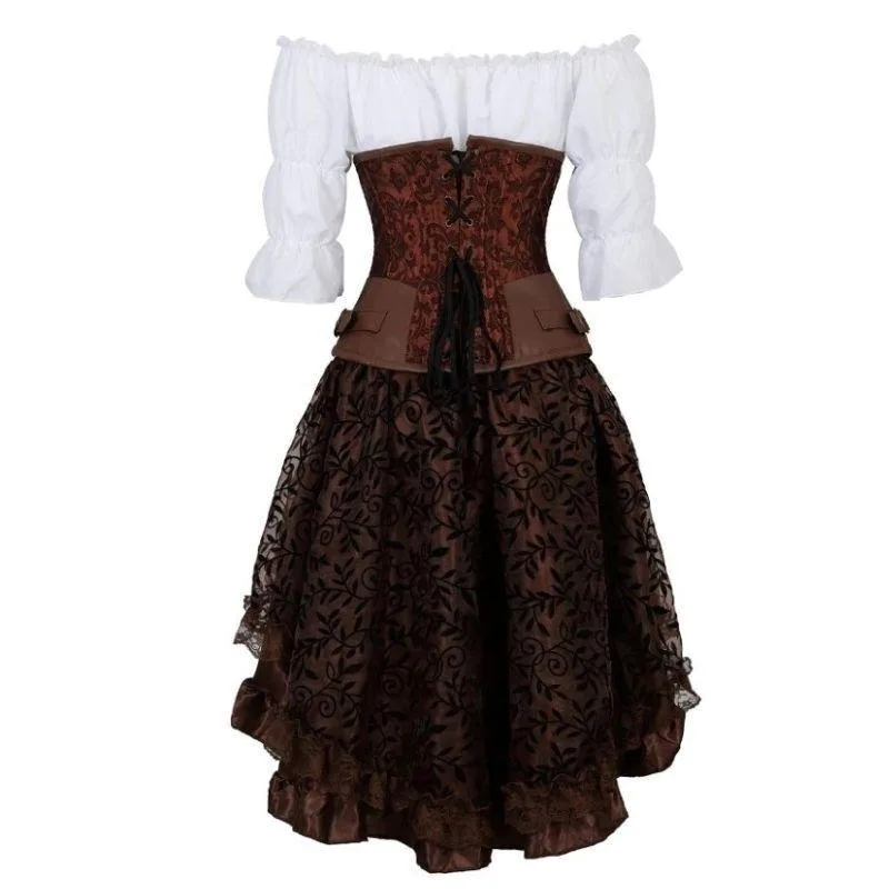 Aanzicht 3 — Steampunk jurk – vintage