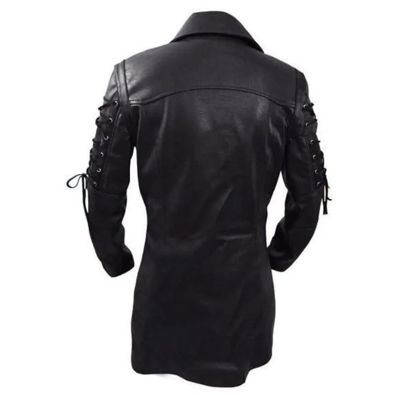 Aanzicht 8 — Steampunk jas – gothic van PU