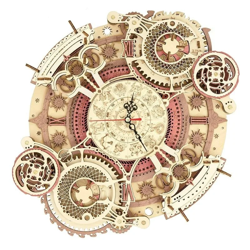 Modelbouwpakket – van hout horloge bewegend Modelbouwpakket – van hout horloge bewegend