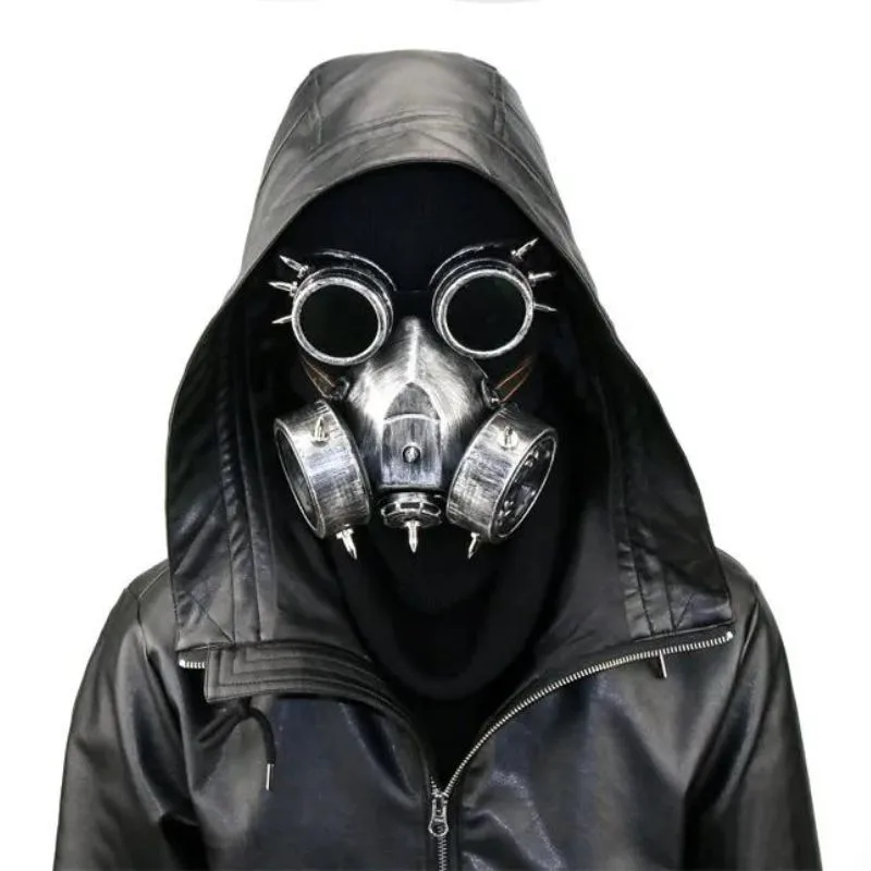 Aanzicht 4 — Steampunk gasmasker als kostuumaccessoire