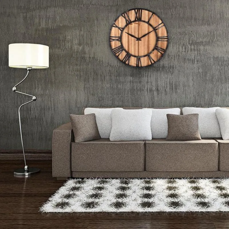 Aanzicht 2 — Steampunk horloge – industrieel van hout en metaal
