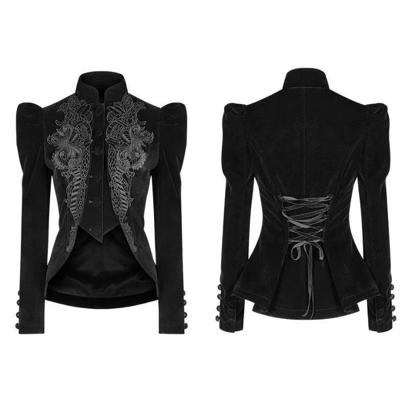 Aanzicht 4 — Jas voor dames – gothic