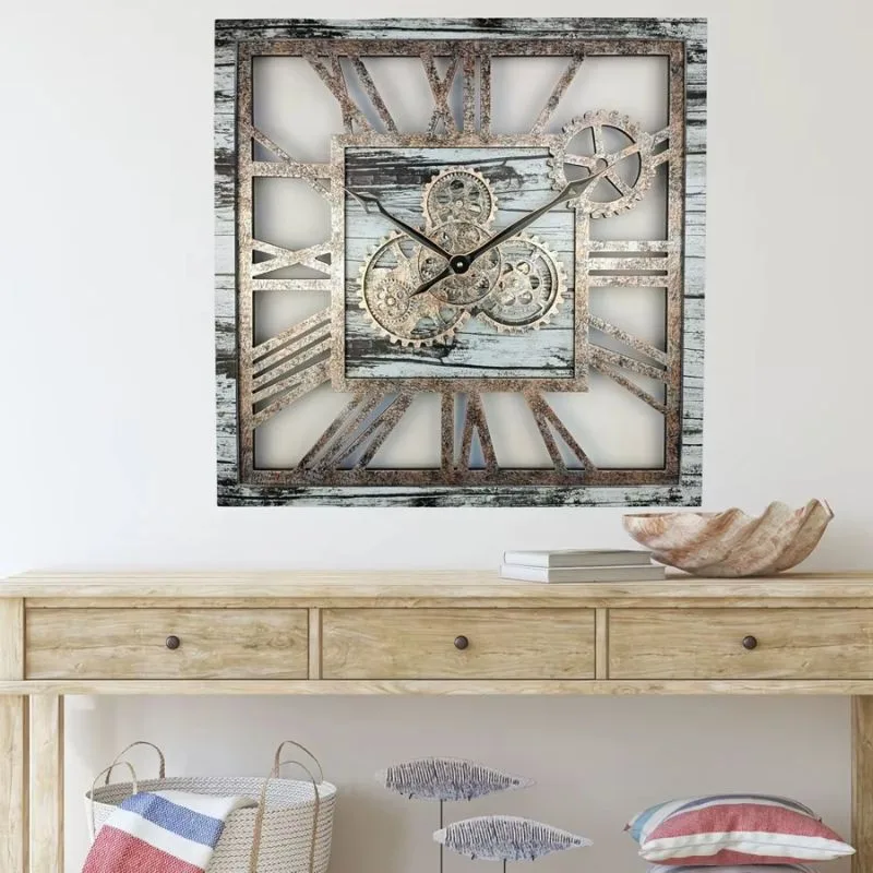 Aanzicht 2 — Steampunk horloge – groot
