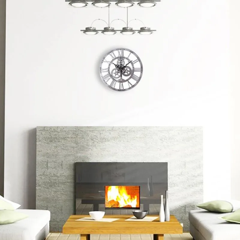Aanzicht 6 — Steampunk horloge – vintage grijs