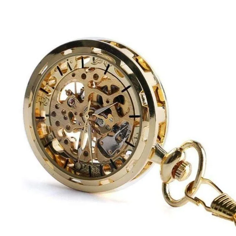 Aanzicht 5 — Steampunk zakhorloge – mechanisch – model 2