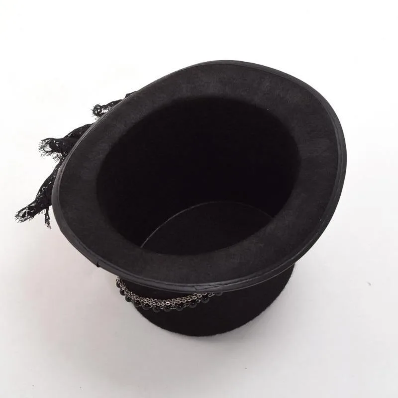 Aanzicht 5 — Steampunk hoed – Belle Époque