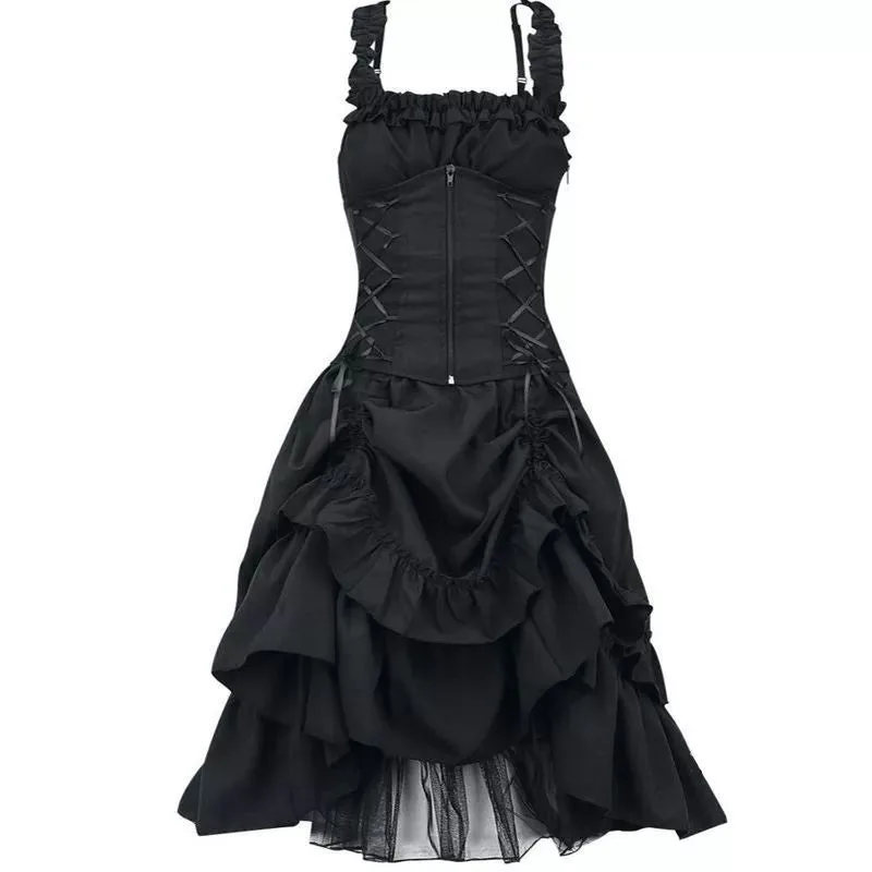 Jurk – Victoriaans gothic zwart