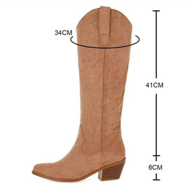 Aanzicht 3 — Laars voor dames – suède western