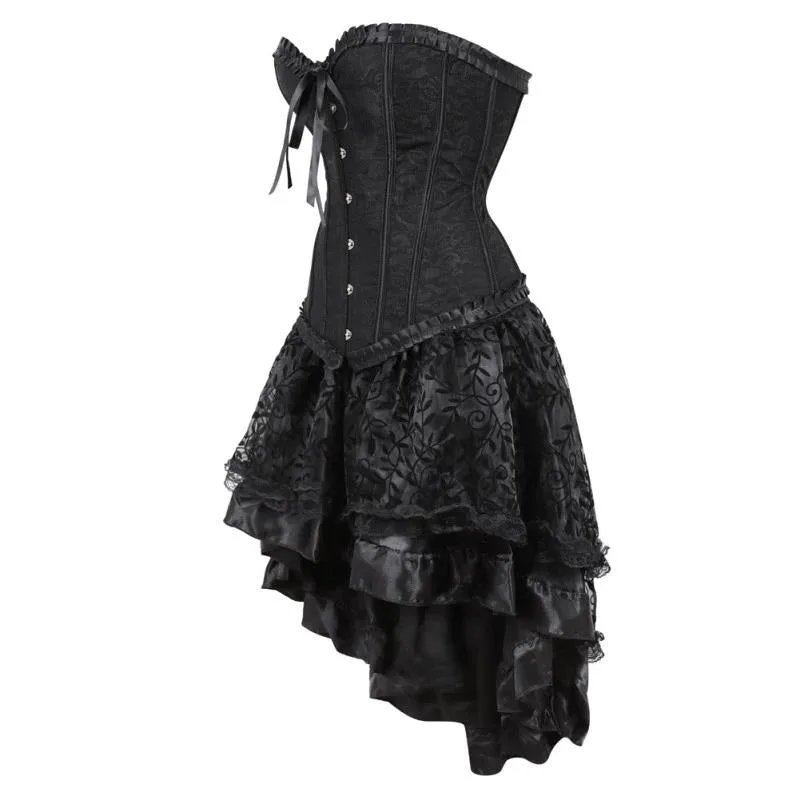 Aanzicht 2 — Korset rok Ensemble – gothic