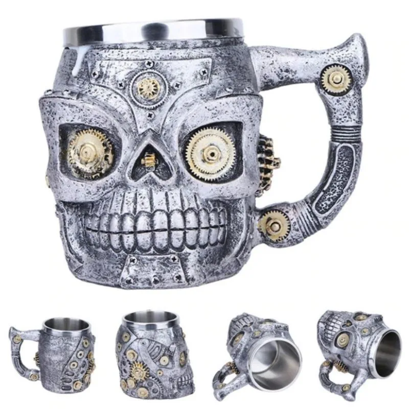 Aanzicht 4 — Steampunk beker