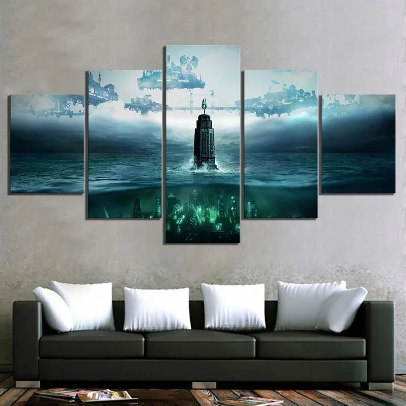 Aanzicht 2 — Wanddecoratie – onderwater inspiratie