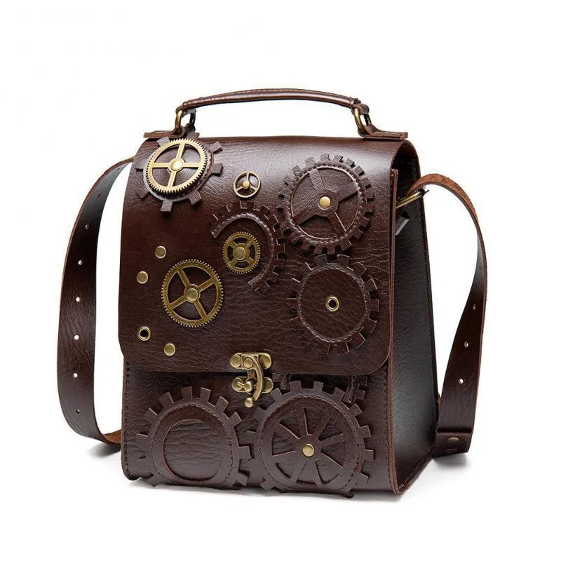 Aanzicht 4 — Steampunk tas – schouderriem