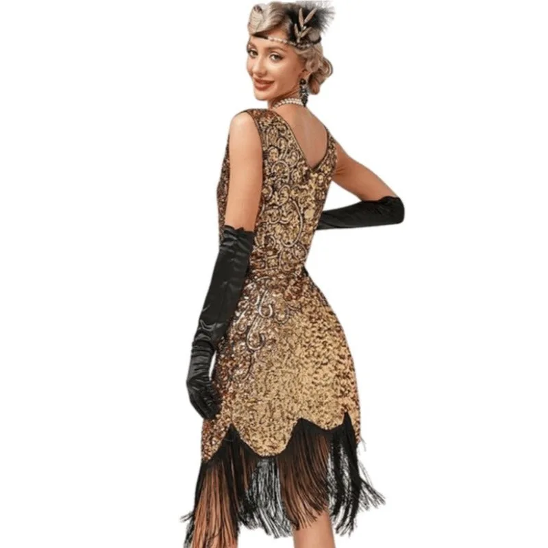 Aanzicht 10 — Steampunk jurk – Cabaret chic