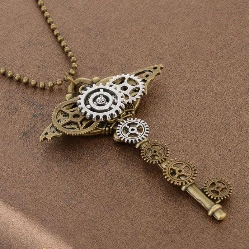 Aanzicht 2 — Steampunk hanger – sleutel