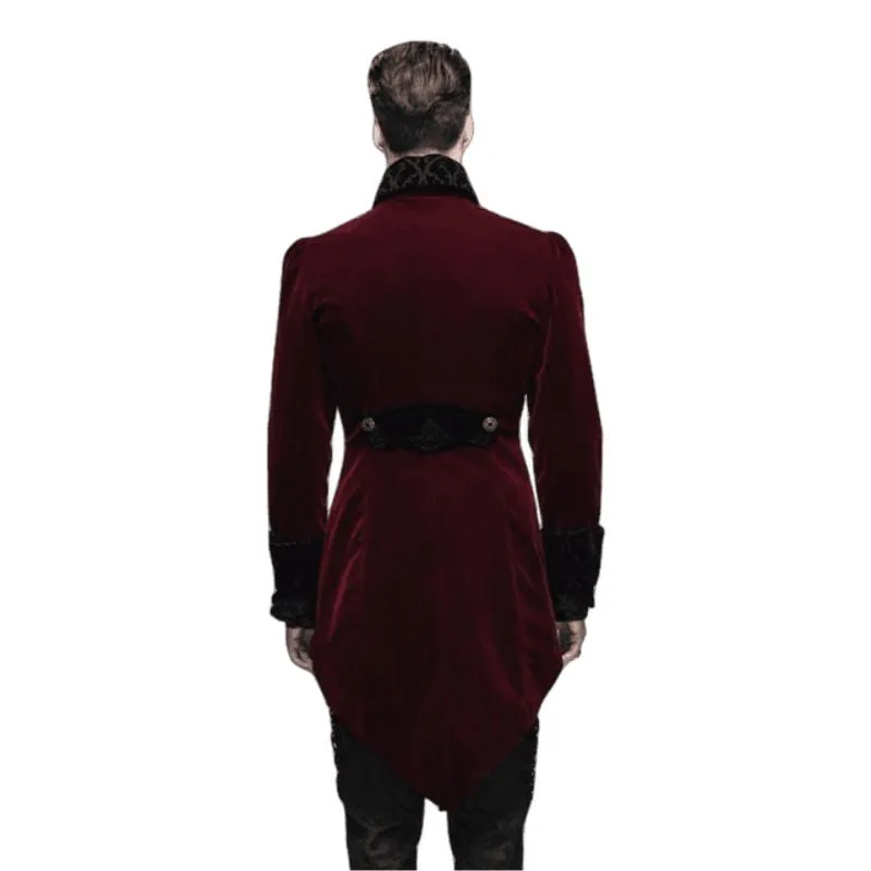 Aanzicht 3 — Jas voor heren – gothic rood