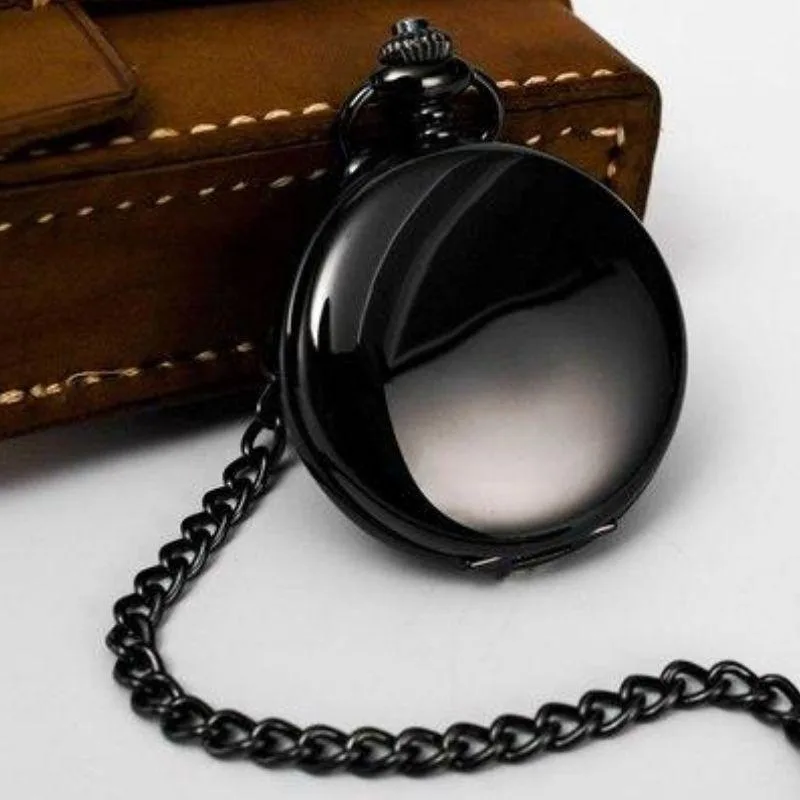 Aanzicht 4 — Zakhorloge voor heren – zwart