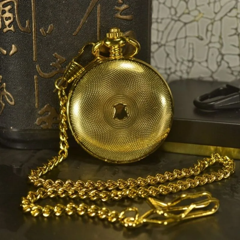 Aanzicht 4 — Steampunk zakhorloge – dubbelzijdig
